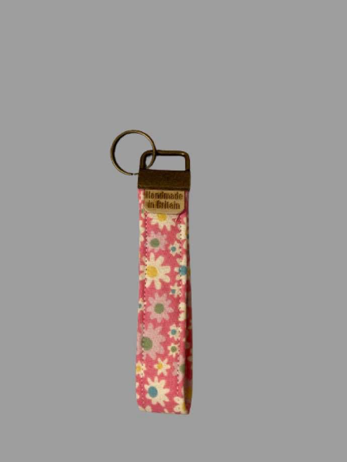 Hand-Sewn Floral Keyfob – Carry a Bloom of Beauty