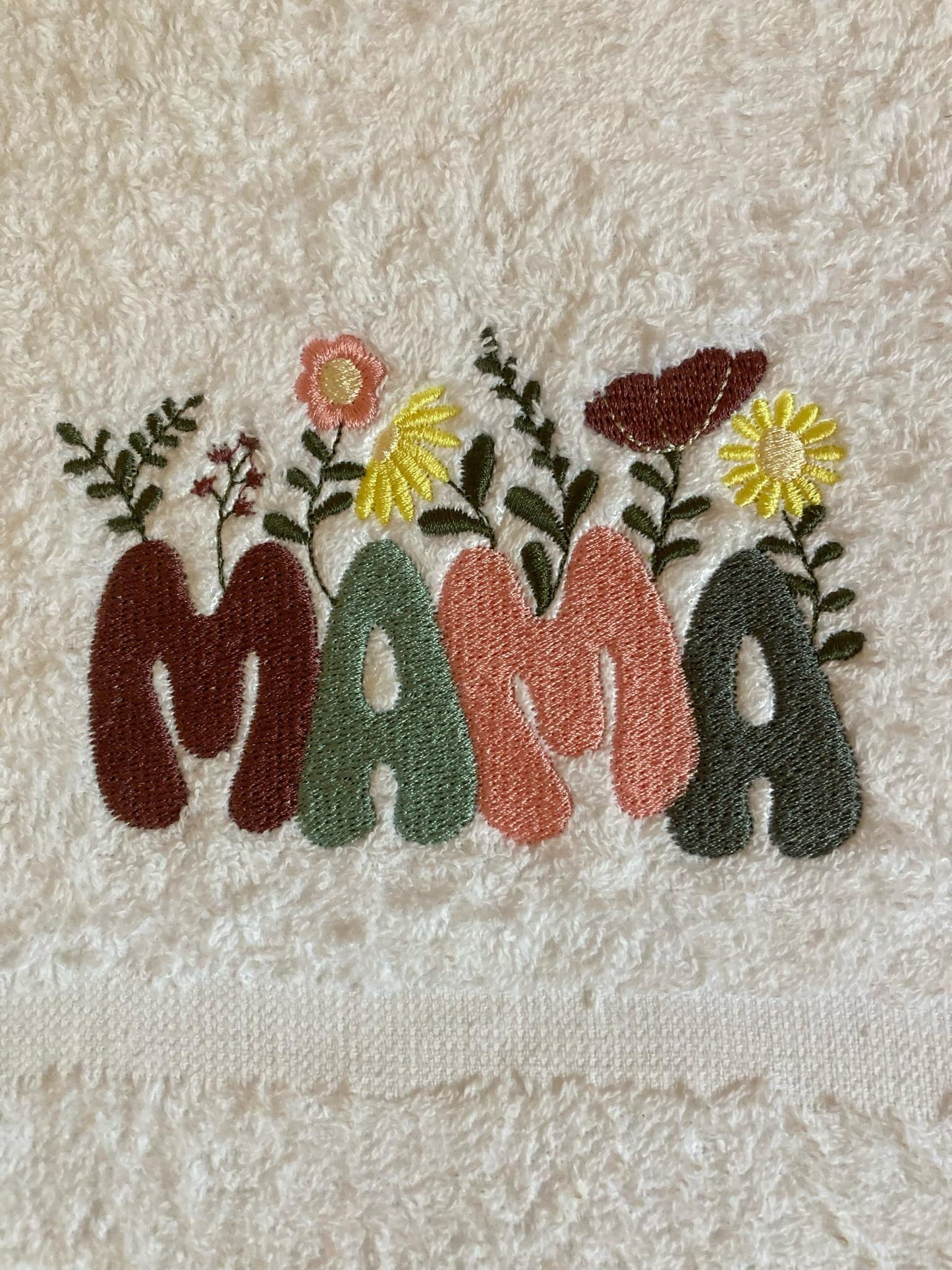 "MAMA" Hand Towel – A Gentle Touch for Her Hands