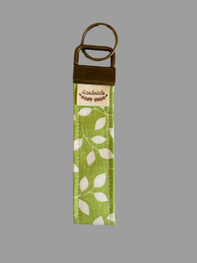 Fresh Green Leaf Pattern Key fob