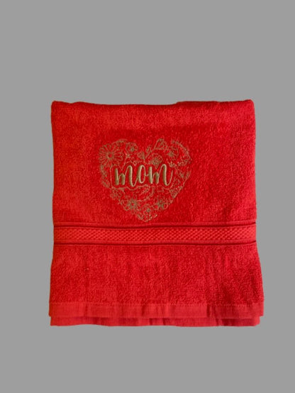 "MOM" Hand Towel – A Daily Reminder of Love